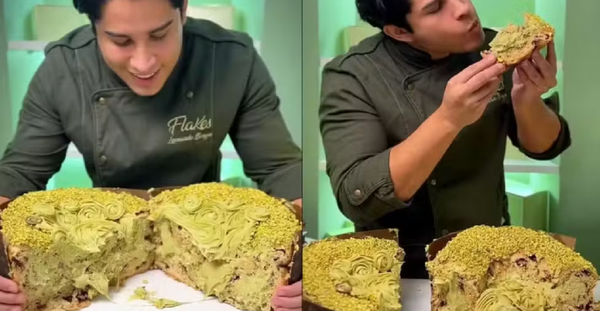 Empresário de Rondônia se destaca com panetone 'gigante' que custa R$ 1,8 mil