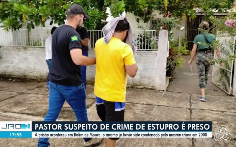 Pastor é preso suspeito de estupro em Rolim de Moura, RO