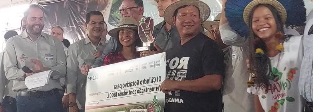 Indígena de 25 anos vence concurso de melhor produtor de café em Rondônia