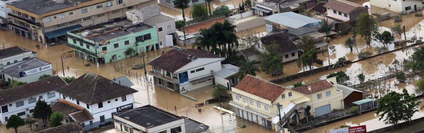 Santa Catarina permanece em alerta para temporais