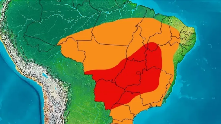 Brasil enfrentará mais uma onda de calor a partir desta quinta-feira (14)