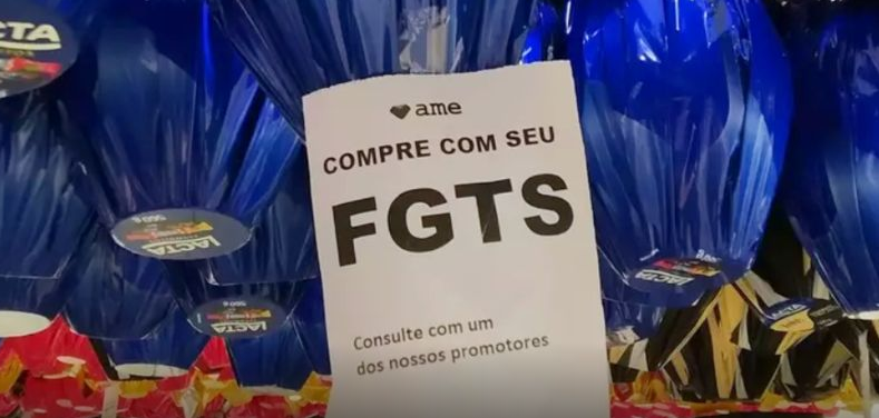 Loja permite usar o FGTS para comprar ovo de Páscoa e anúncio vira meme nas redes sociais