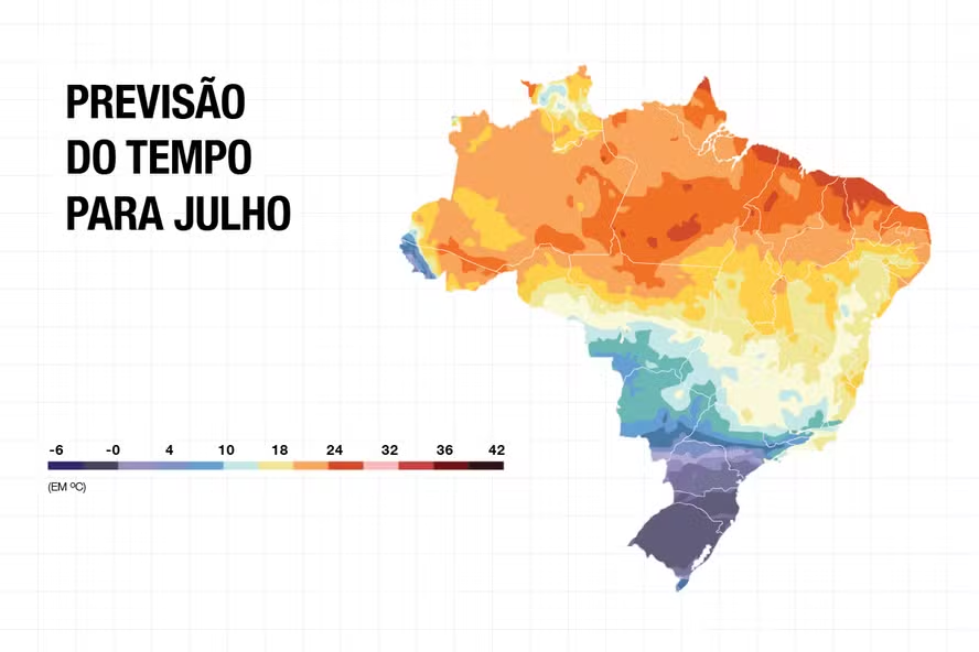 Julho será o mês mais frio do ano; veja a previsão completa